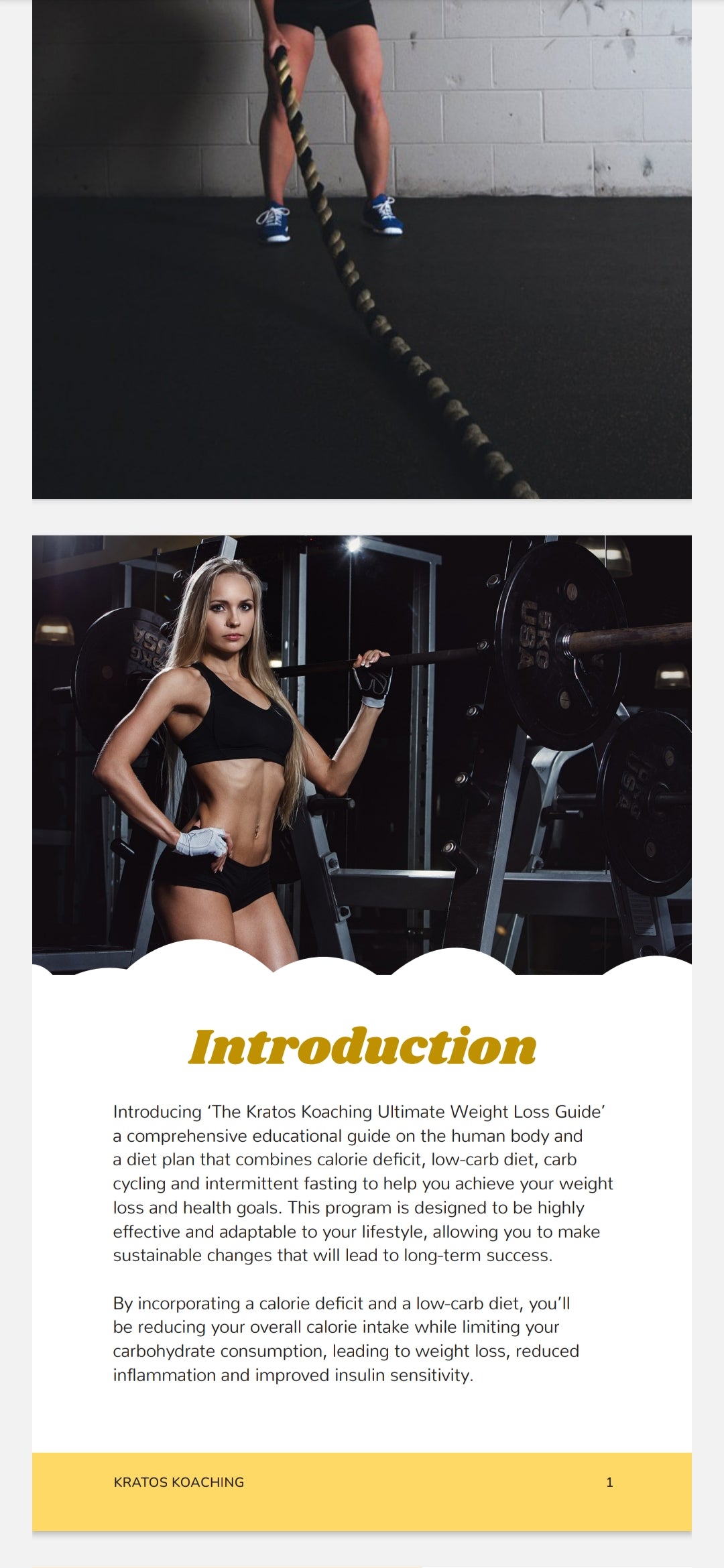 Kratos Koaching Ultimate Weight Loss Guide
